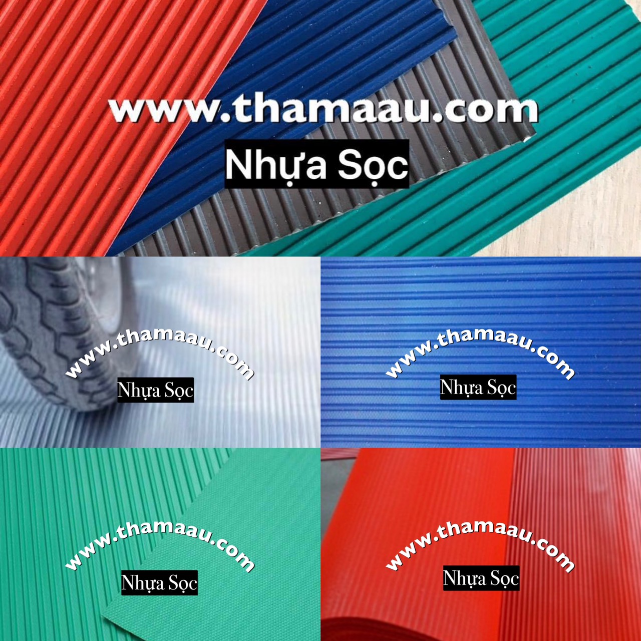 Thảm Nhựa Sọc